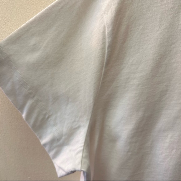 PINK Victoria’s Secret white short sleeve cropped tee size XL - Picture 6 of 8